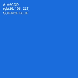 #1A6CDD - Science Blue Color Image