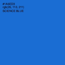 #1A6ED3 - Science Blue Color Image