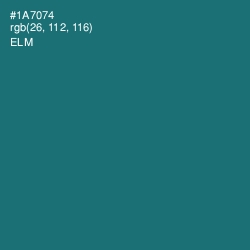 #1A7074 - Elm Color Image