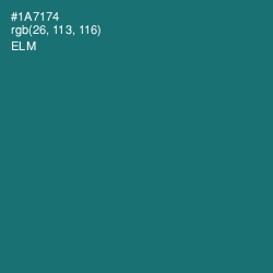 #1A7174 - Elm Color Image