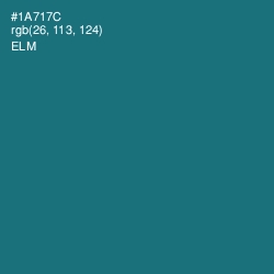 #1A717C - Elm Color Image