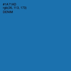 #1A71AD - Denim Color Image