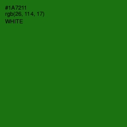 #1A7211 - Japanese Laurel Color Image