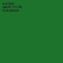 #1A722D - Fun Green Color Image