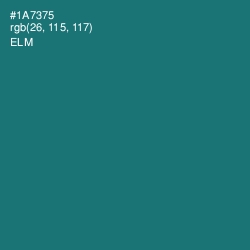 #1A7375 - Elm Color Image