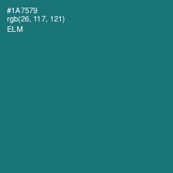 #1A7579 - Elm Color Image