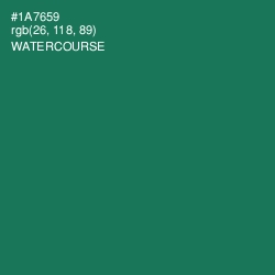 #1A7659 - Watercourse Color Image