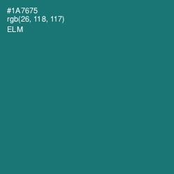 #1A7675 - Elm Color Image