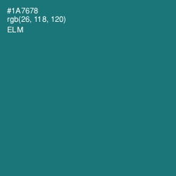 #1A7678 - Elm Color Image