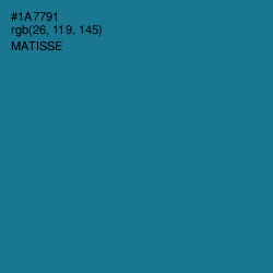 #1A7791 - Matisse Color Image