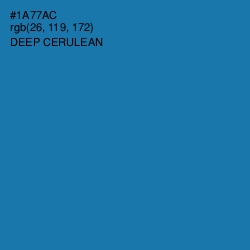 #1A77AC - Deep Cerulean Color Image