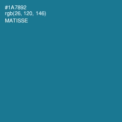 #1A7892 - Matisse Color Image