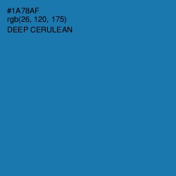 #1A78AF - Deep Cerulean Color Image