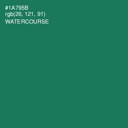#1A795B - Watercourse Color Image