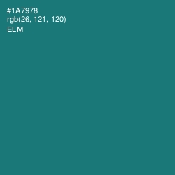 #1A7978 - Elm Color Image