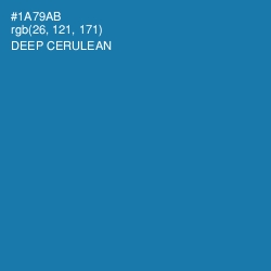 #1A79AB - Deep Cerulean Color Image