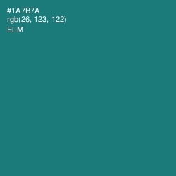 #1A7B7A - Elm Color Image