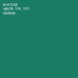 #1A7C65 - Genoa Color Image