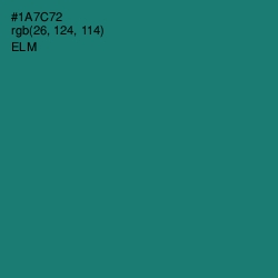 #1A7C72 - Elm Color Image