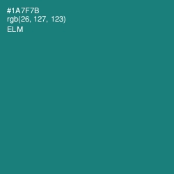 #1A7F7B - Elm Color Image