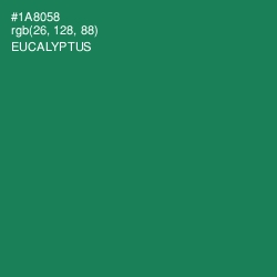 #1A8058 - Eucalyptus Color Image