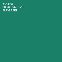 #1A8168 - Elf Green Color Image