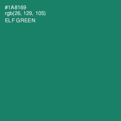 #1A8169 - Elf Green Color Image