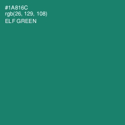 #1A816C - Elf Green Color Image