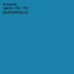 #1A81AA - Eastern Blue Color Image