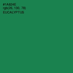 #1A824E - Eucalyptus Color Image