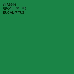 #1A8346 - Eucalyptus Color Image