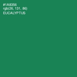 #1A8356 - Eucalyptus Color Image