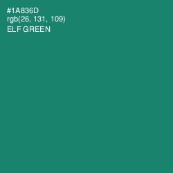 #1A836D - Elf Green Color Image