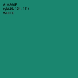 #1A866F - Elf Green Color Image