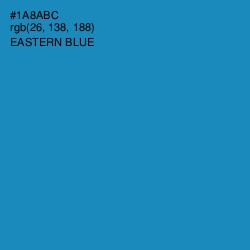 #1A8ABC - Eastern Blue Color Image