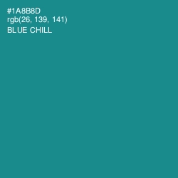 #1A8B8D - Blue Chill Color Image