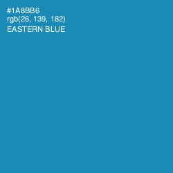#1A8BB6 - Eastern Blue Color Image