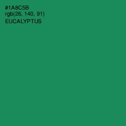 #1A8C5B - Eucalyptus Color Image