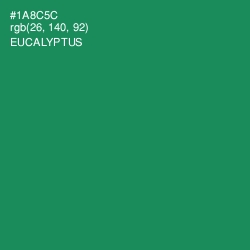 #1A8C5C - Eucalyptus Color Image