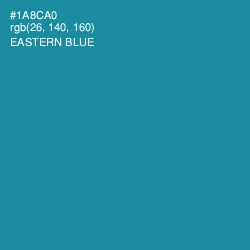 #1A8CA0 - Eastern Blue Color Image