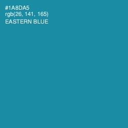 #1A8DA5 - Eastern Blue Color Image