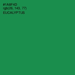 #1A8F4D - Eucalyptus Color Image