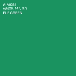 #1A9361 - Elf Green Color Image