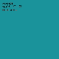 #1A939B - Blue Chill Color Image