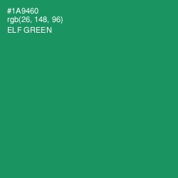 #1A9460 - Elf Green Color Image