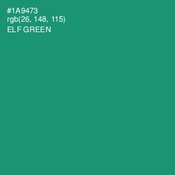 #1A9473 - Elf Green Color Image