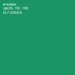 #1A9664 - Elf Green Color Image