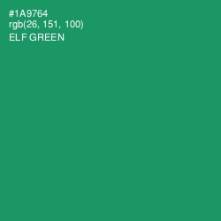 #1A9764 - Elf Green Color Image