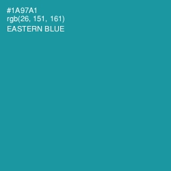 #1A97A1 - Eastern Blue Color Image