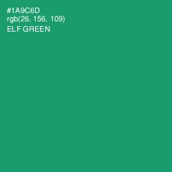 #1A9C6D - Elf Green Color Image
